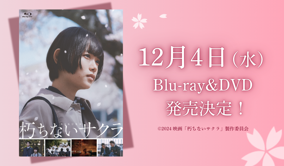 『朽ちないサクラ』 Blu-ray&DVD 2024年12月4日(水) 発売決定!
