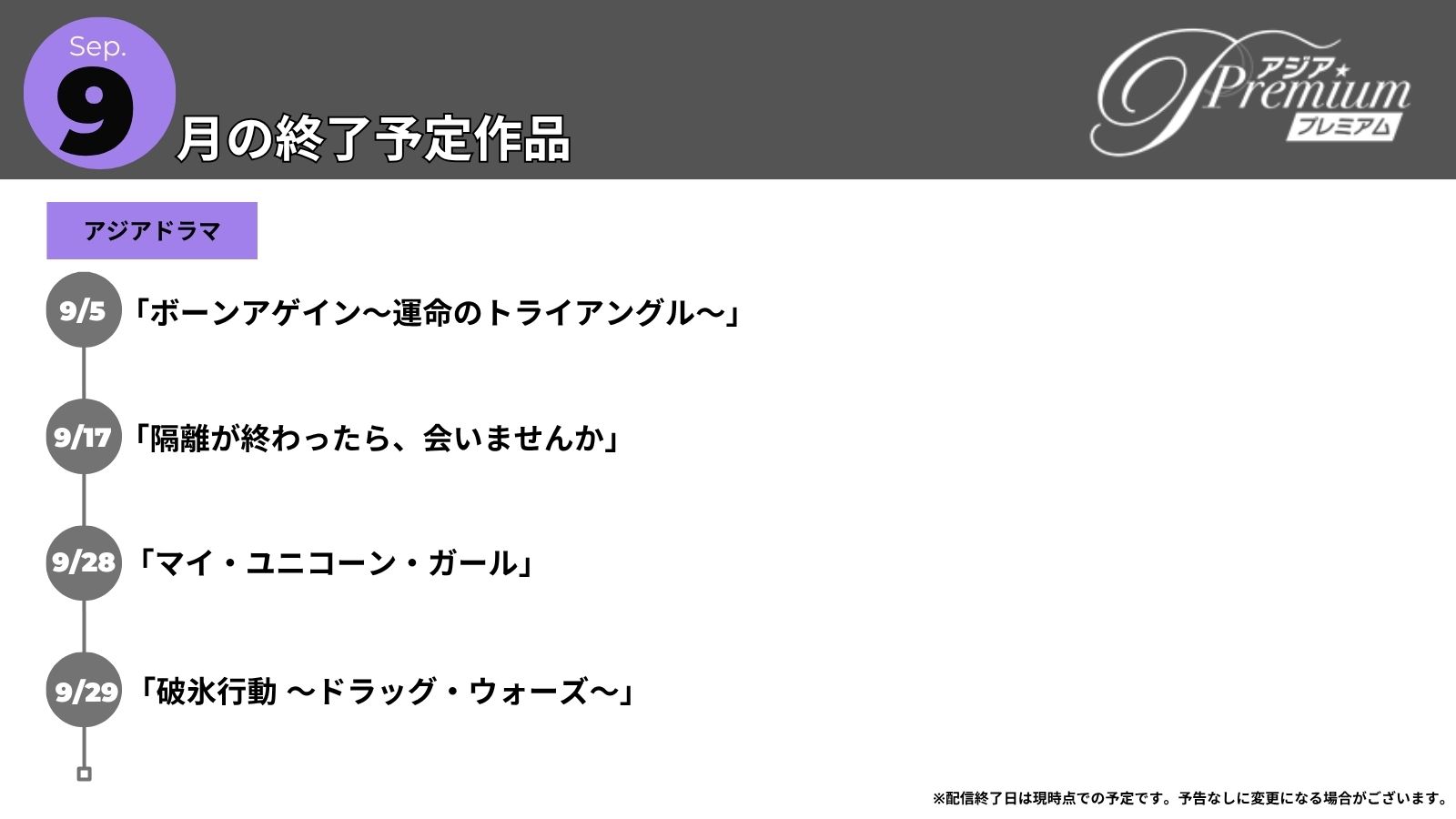 2609終了予定